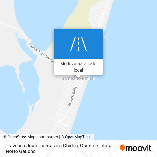 Travessa João Guimarães Chiden mapa