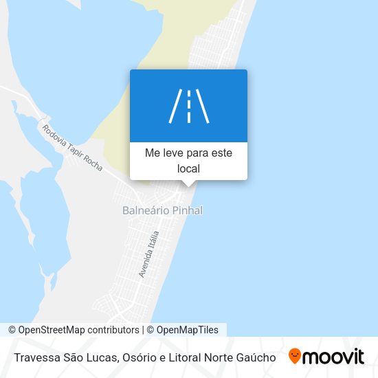 Travessa São Lucas mapa