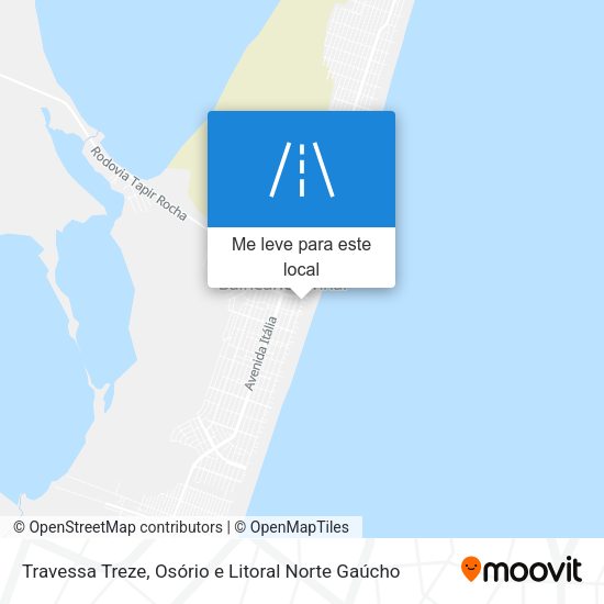 Travessa Treze mapa
