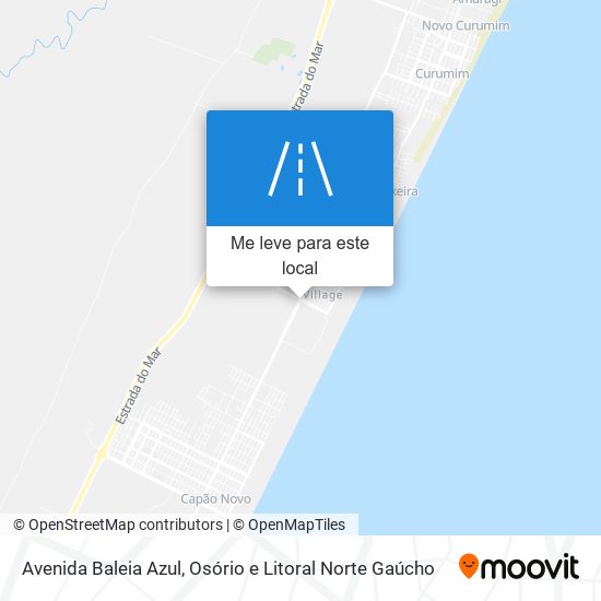 Avenida Baleia Azul mapa