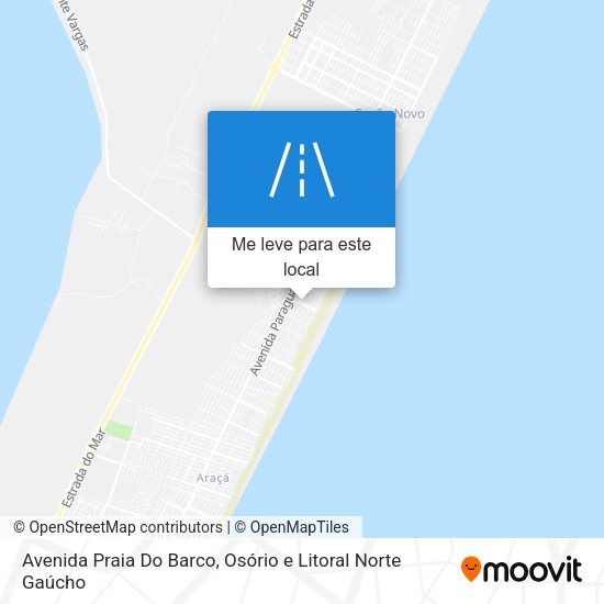 Avenida Praia Do Barco mapa