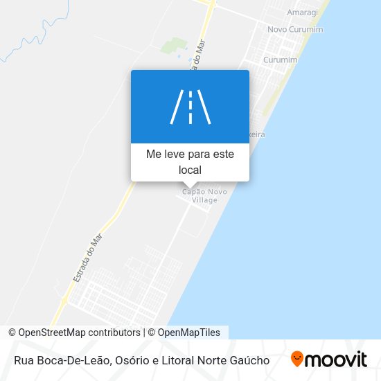 Rua Boca-De-Leão mapa
