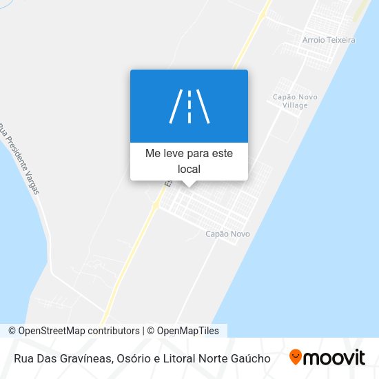 Rua Das Gravíneas mapa