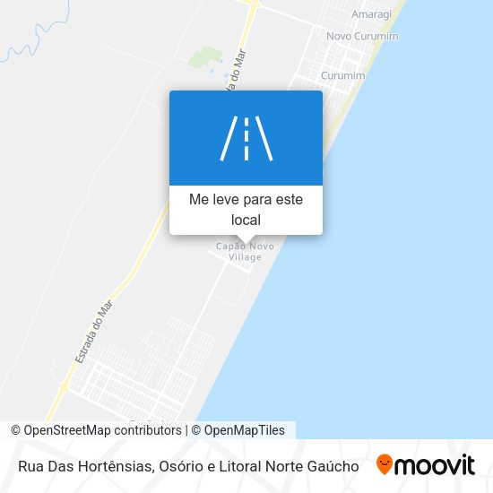Rua Das Hortênsias mapa