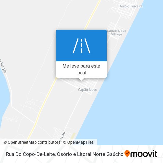 Rua Do Copo-De-Leite mapa