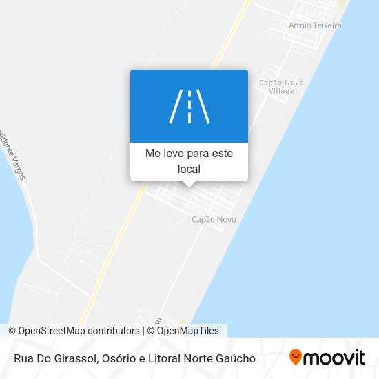 Rua Do Girassol mapa