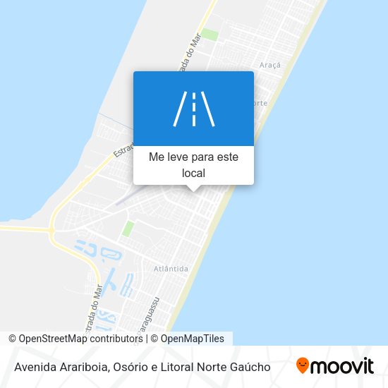 Avenida Arariboia mapa