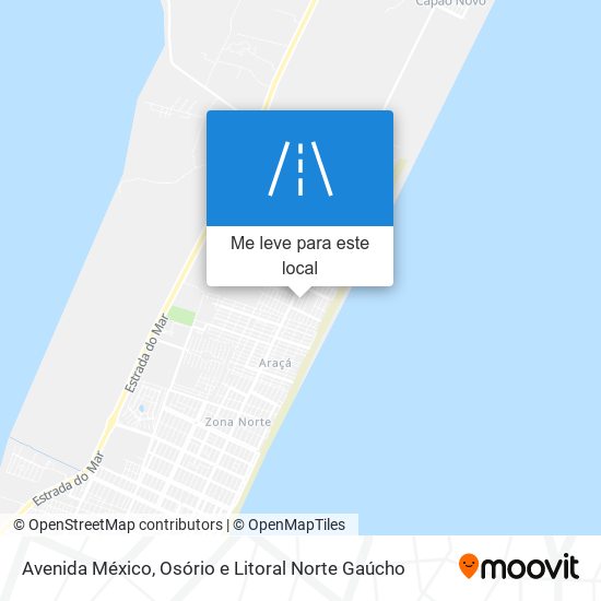 Avenida México mapa