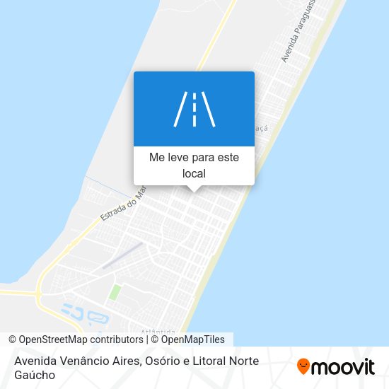 Avenida Venâncio Aires mapa