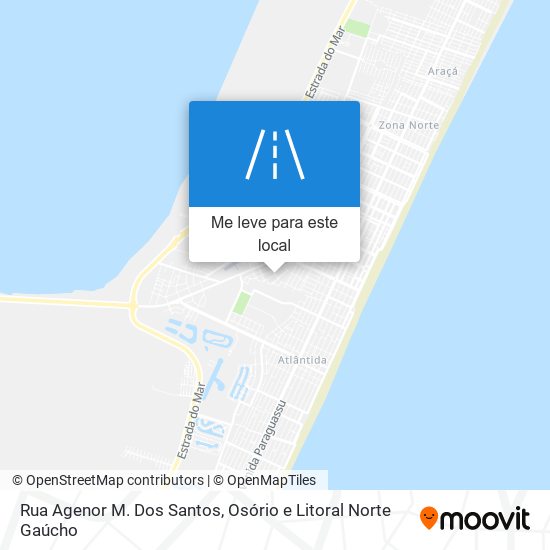 Rua Agenor M. Dos Santos mapa