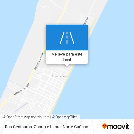 Rua Centauros mapa