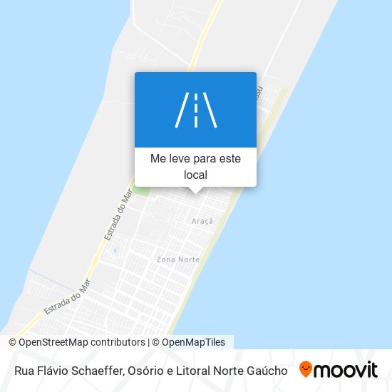 Rua Flávio Schaeffer mapa