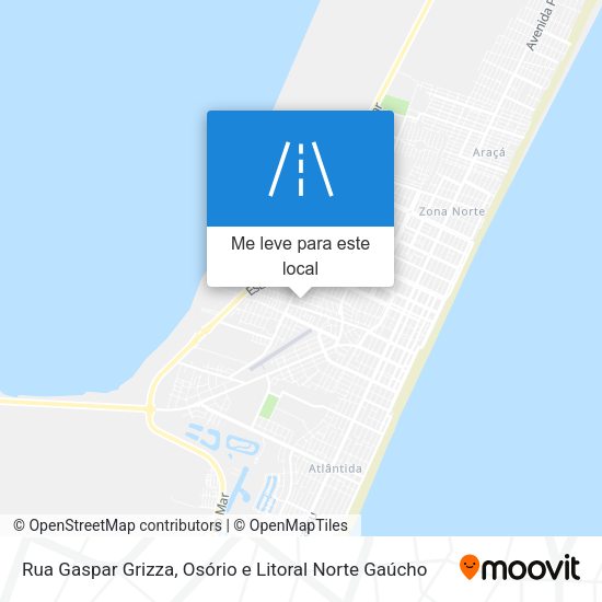 Rua Gaspar Grizza mapa