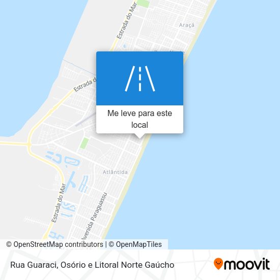 Rua Guaraci mapa