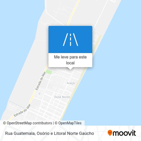 Rua Guatemala mapa