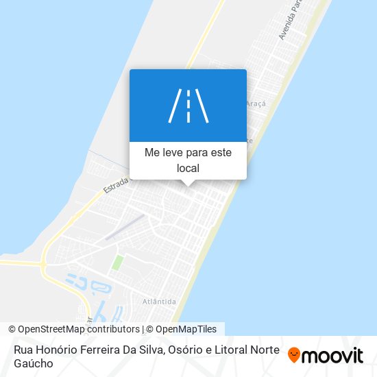 Rua Honório Ferreira Da Silva mapa