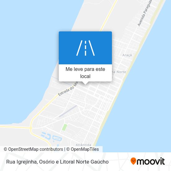 Rua Igrejinha mapa