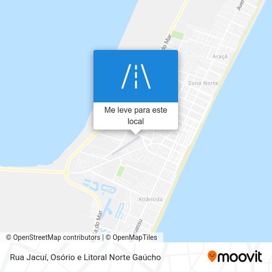 Rua Jacuí mapa