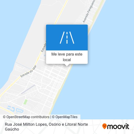 Rua José Milton Lopes mapa