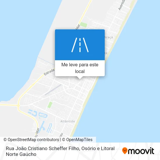 Rua João Cristiano Scheffer Filho mapa