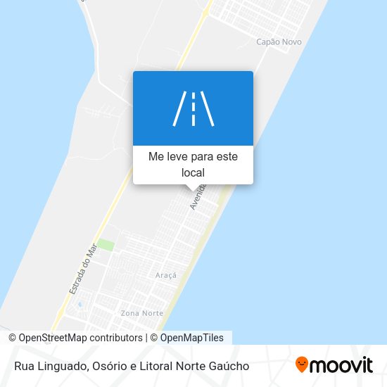 Rua Linguado mapa