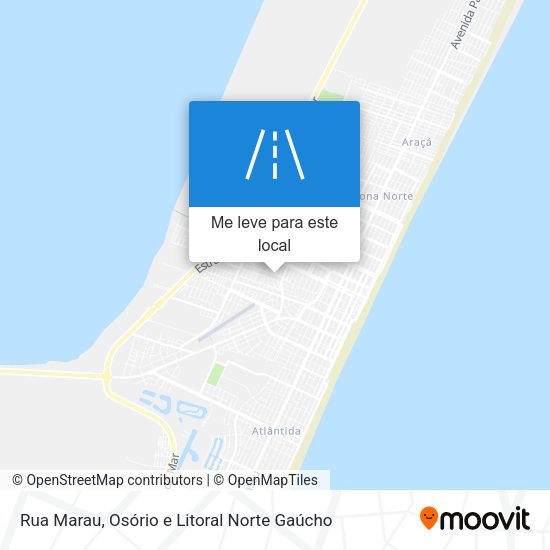 Rua Marau mapa