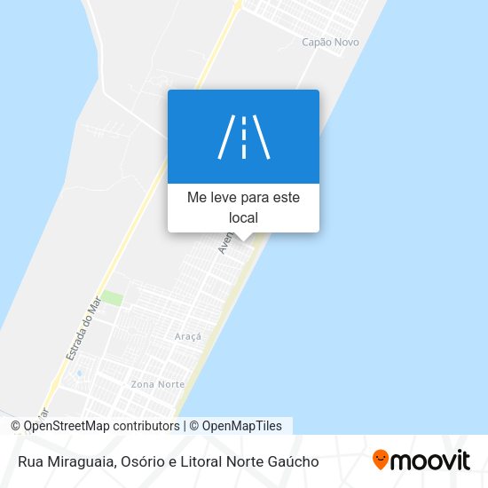 Rua Miraguaia mapa