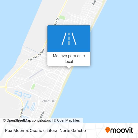 Rua Moema mapa