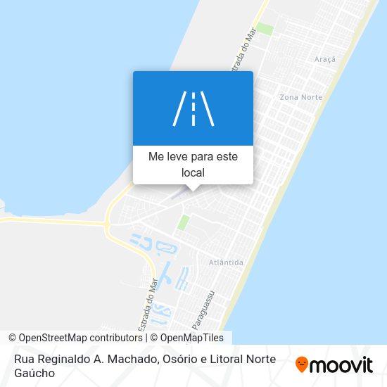 Rua Reginaldo A. Machado mapa