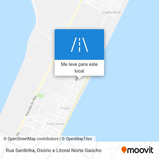 Rua Sardinha mapa