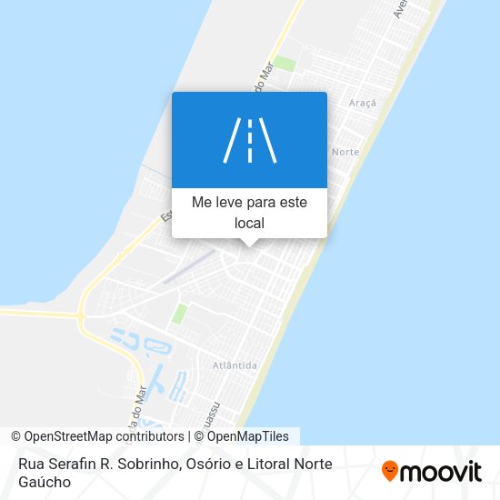 Rua Serafin R. Sobrinho mapa