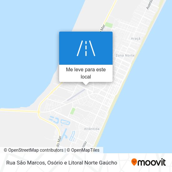 Rua São Marcos mapa