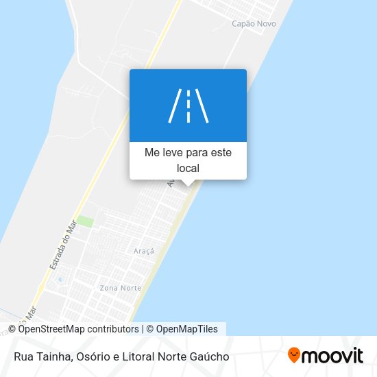 Rua Tainha mapa
