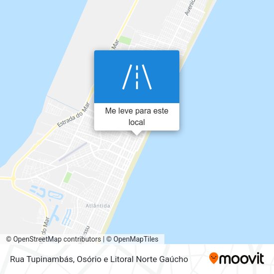 Rua Tupinambás mapa
