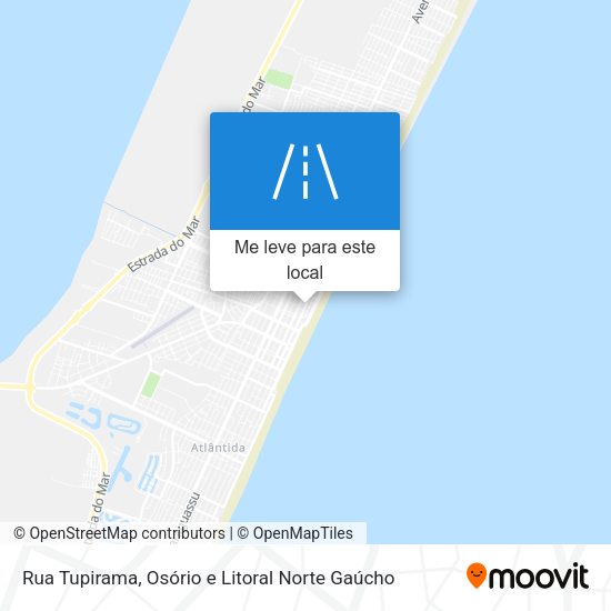 Rua Tupirama mapa
