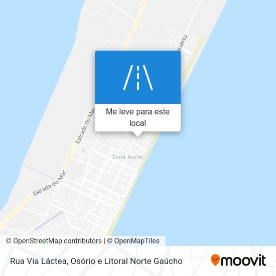 Rua Via Láctea mapa