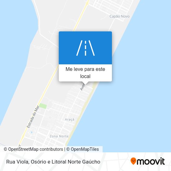 Rua Viola mapa