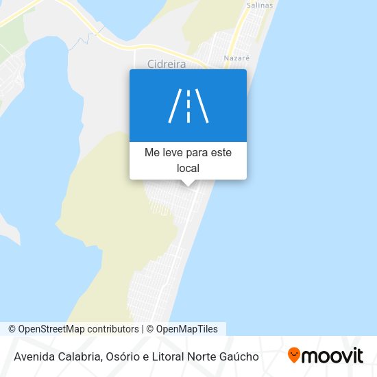 Avenida Calabria mapa