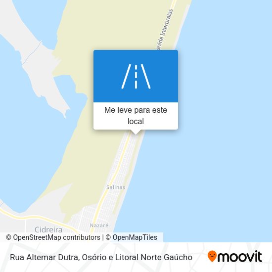 Rua Altemar Dutra mapa