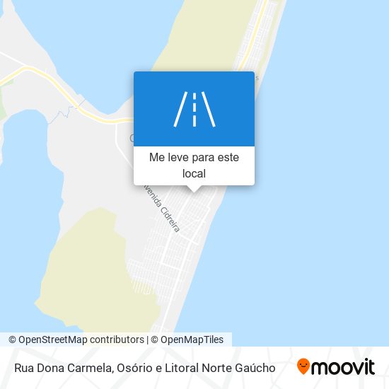 Rua Dona Carmela mapa