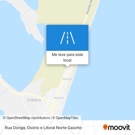 Rua Donga mapa