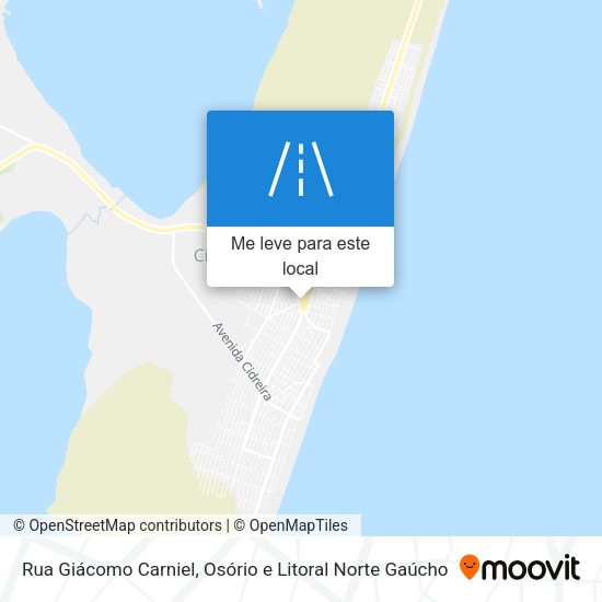 Rua Giácomo Carniel mapa