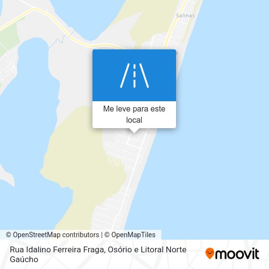 Rua Idalino Ferreira Fraga mapa