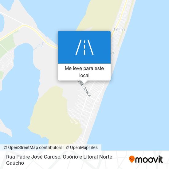 Rua Padre José Caruso mapa