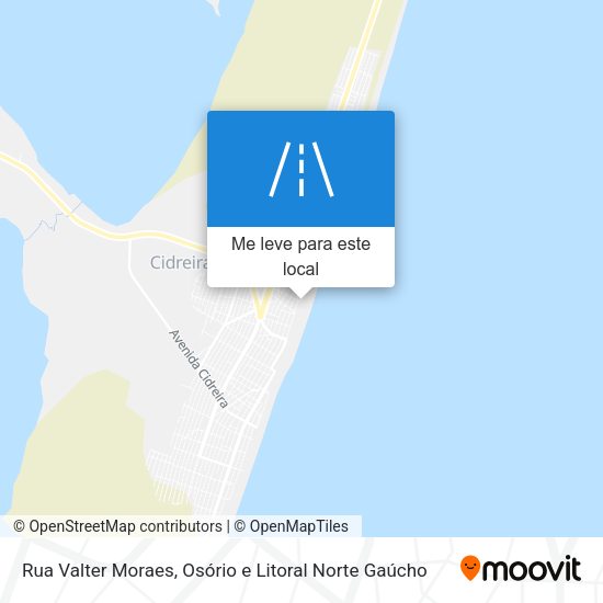 Rua Valter Moraes mapa
