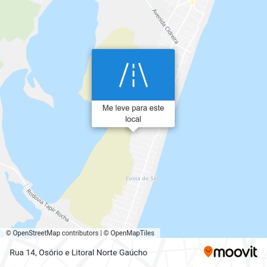Rua 14 mapa
