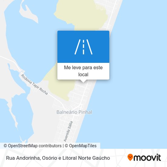 Rua Andorinha mapa