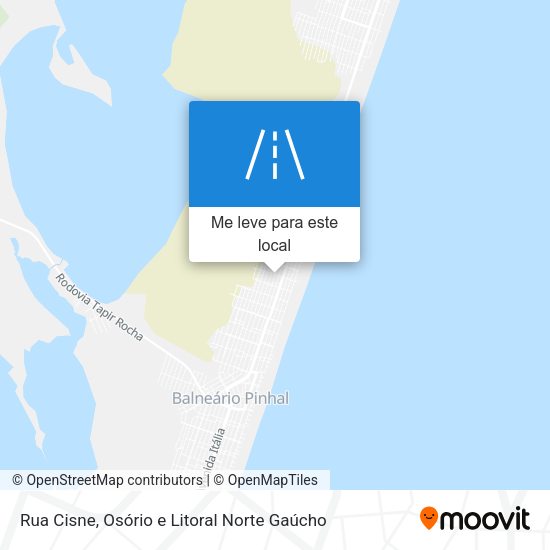 Rua Cisne mapa