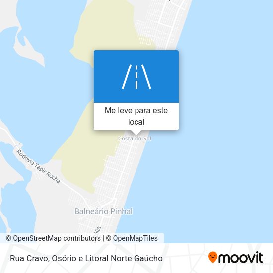 Rua Cravo mapa