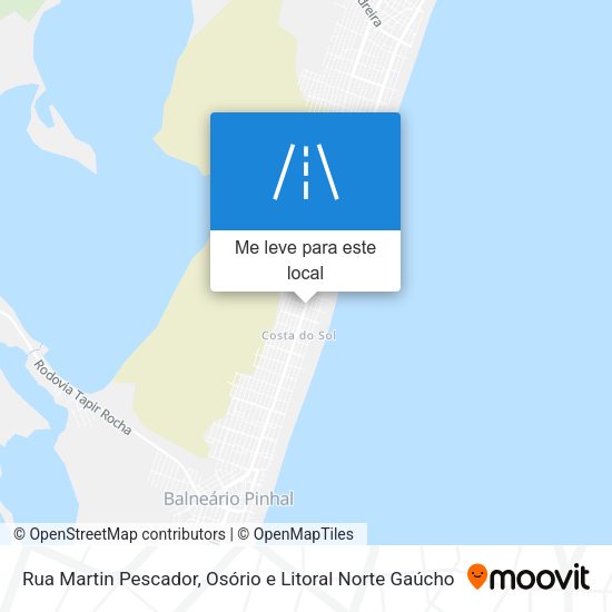 Rua Martin Pescador mapa